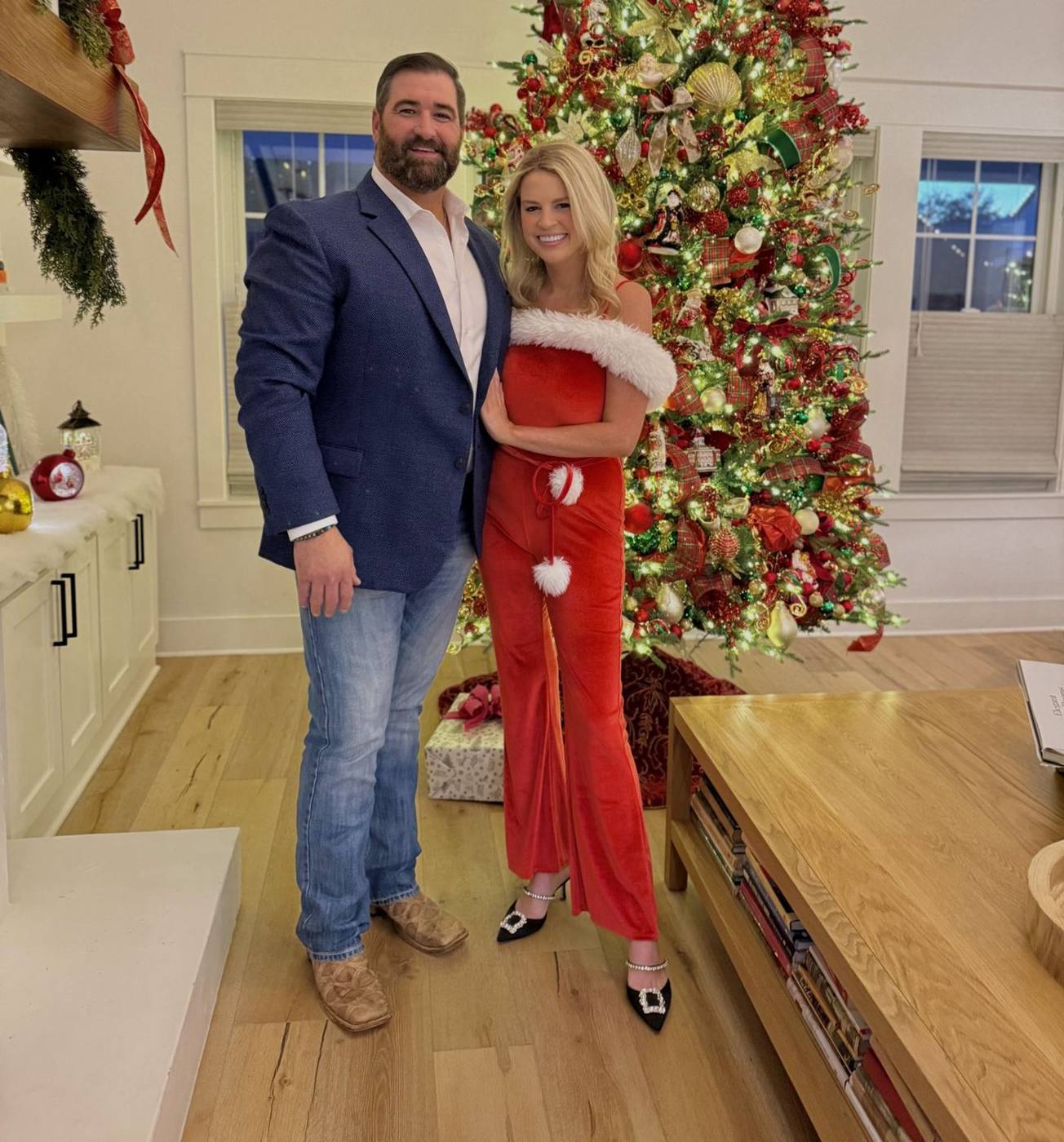 Savannah and David at Christmas