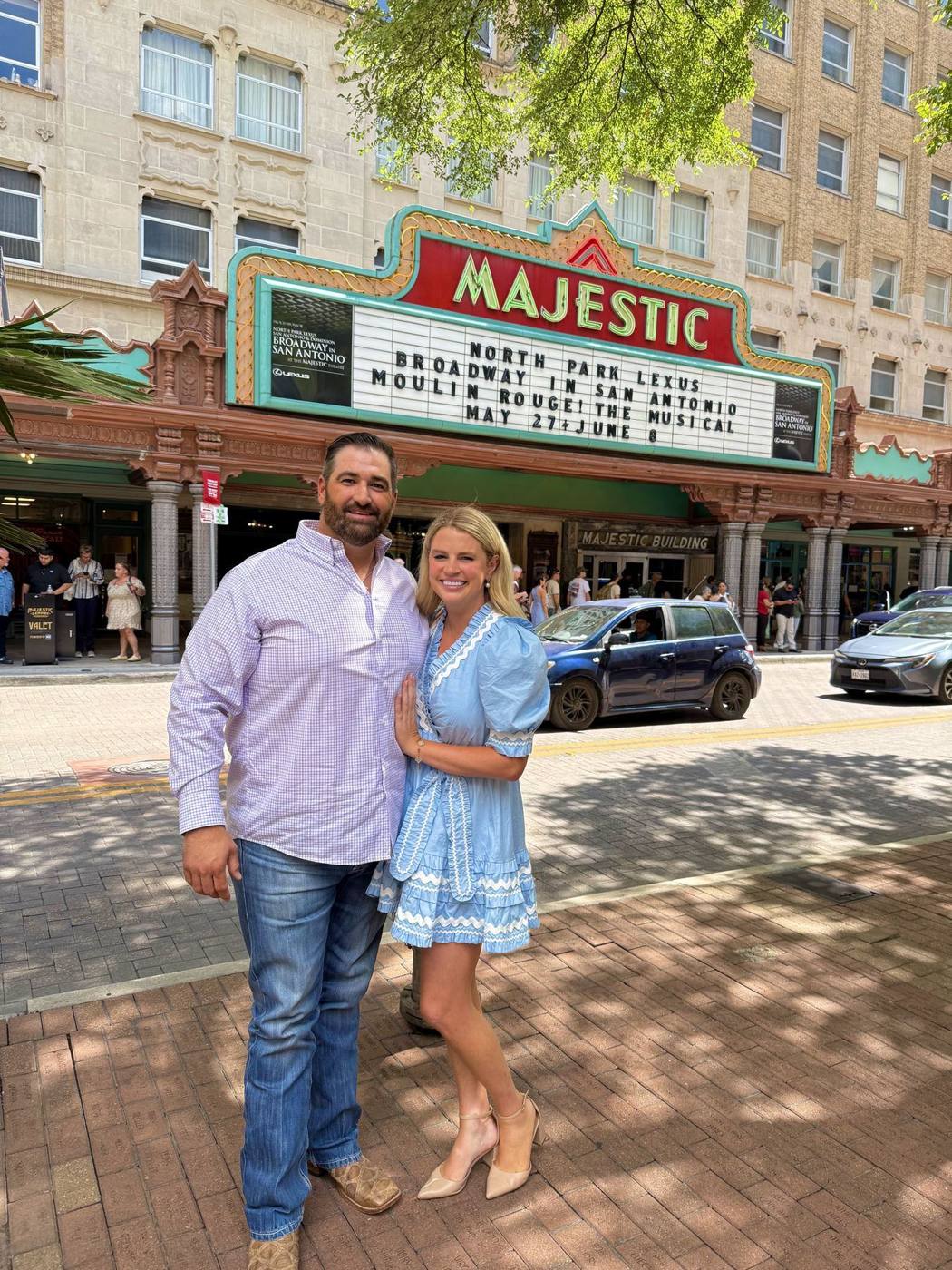 Savannah and David at the Majestic Theatre
