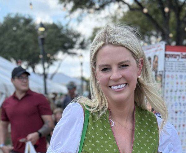 Savannah Sikes at Oktoberfest in Fredericksburg, Texas