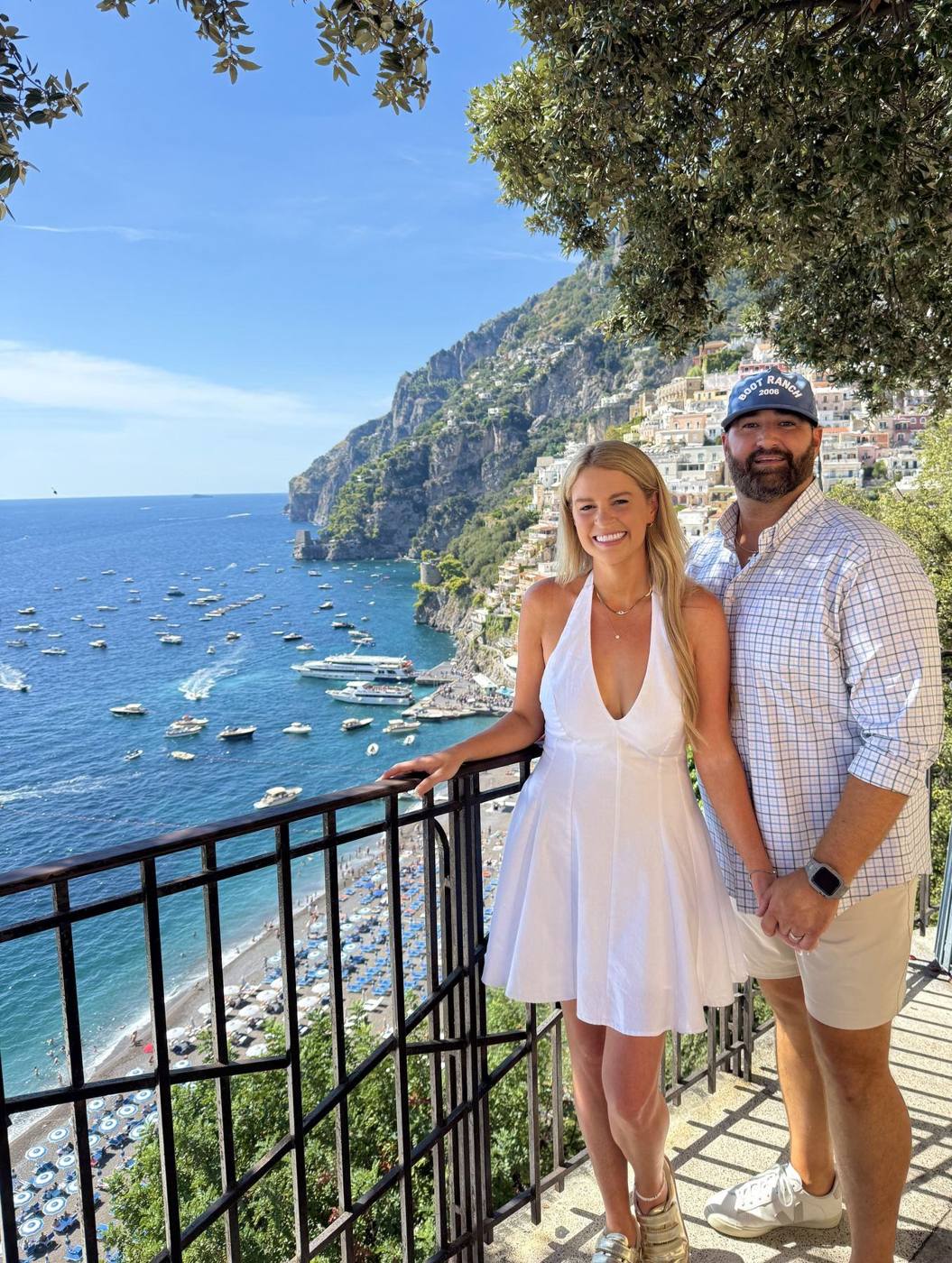Savannah and David in Positano