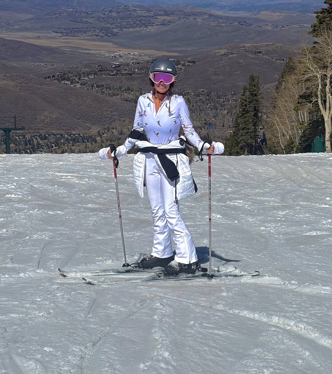 Savannah Sikes skiing in Park City, Utah